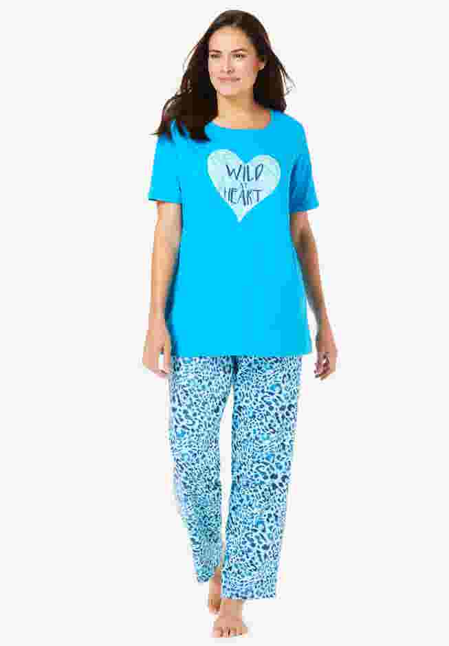 Graphic Tee PJ Set image number 0