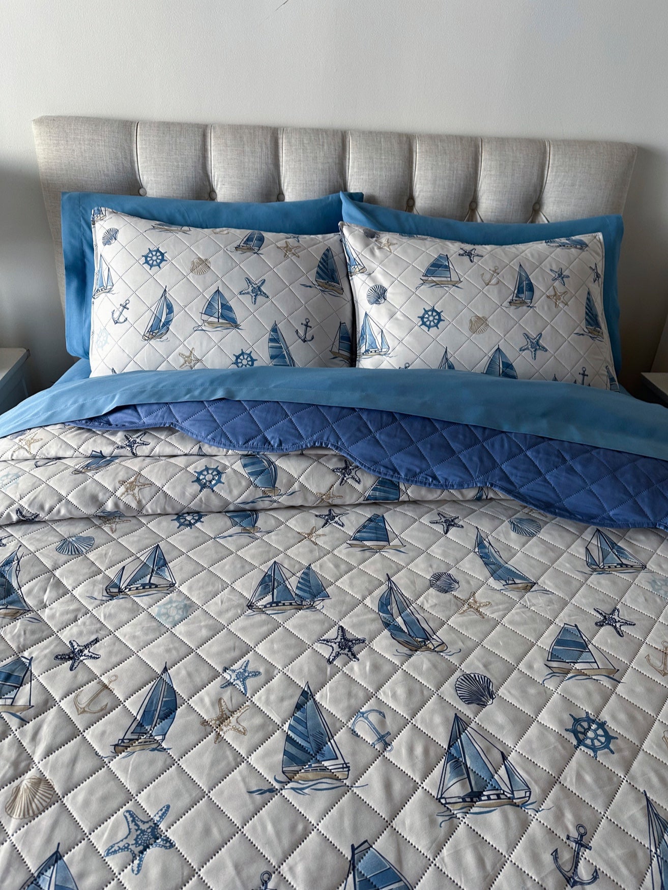 BH Studio Scalloped Hem Bedspread image number 4