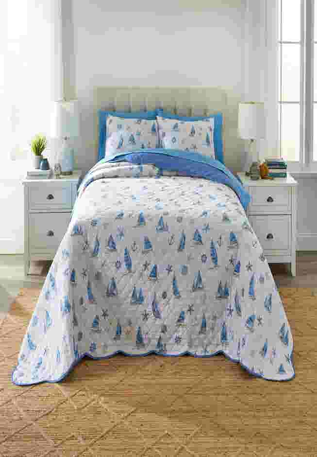 BH Studio Scalloped Hem Bedspread image number 0