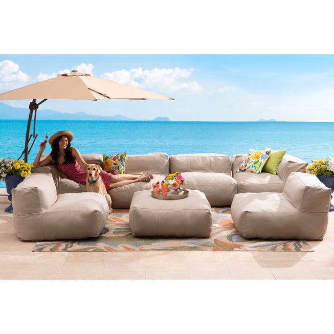 Santorini Modular Corner Patio Chair image number null