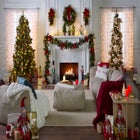 24" Pre-Lit Holiday Classic Tear Drop Swag image number null