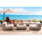 Indoor/Outdoor Santorini Modular Single Deep Seat Chair image number null