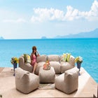 Indoor/Outdoor Santorini Modular Single Deep Seat Chair image number null