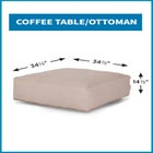 Indoor/Outdoor Santorini Modular Coffee Table image number null