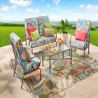 Riviera Steel Double Deep Loveseat image number null