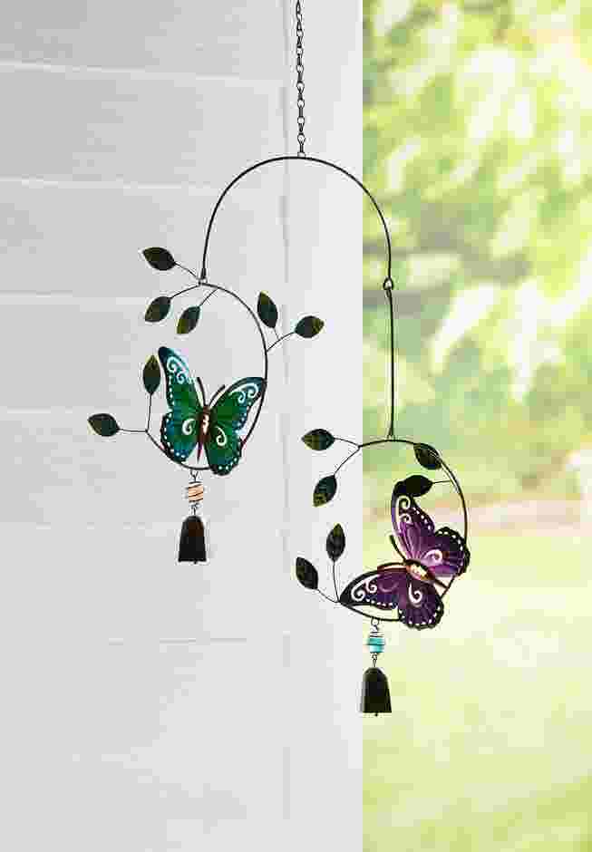 Butterfly Solar Windchimes image number 0