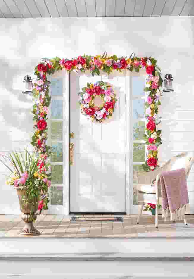 6’ Pre-Lit Mia Spring Garland image number 2
