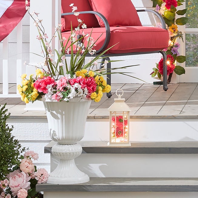 Pre-Lit Mia Spring Lanterns, Set of 2 image number 1