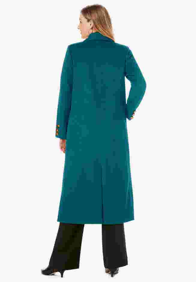Long Shawl Collar Wool Coat image number 1