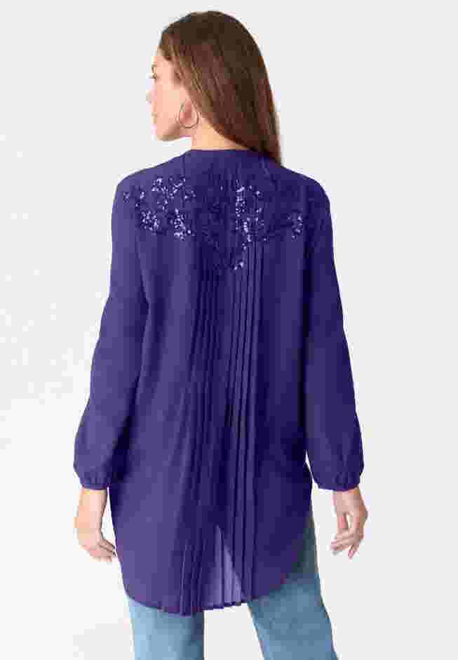 Sequin Floral Tunic image number 1
