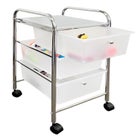 3-Drawer Rolling Storage Cart image number null