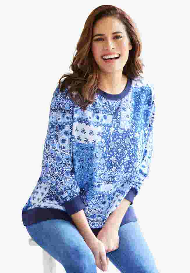Printed Sweatshirt image number 6