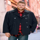 Double-Breasted Wool Peacoat image number null
