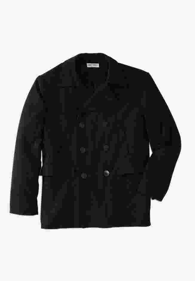 Double-Breasted Wool Peacoat image number 0