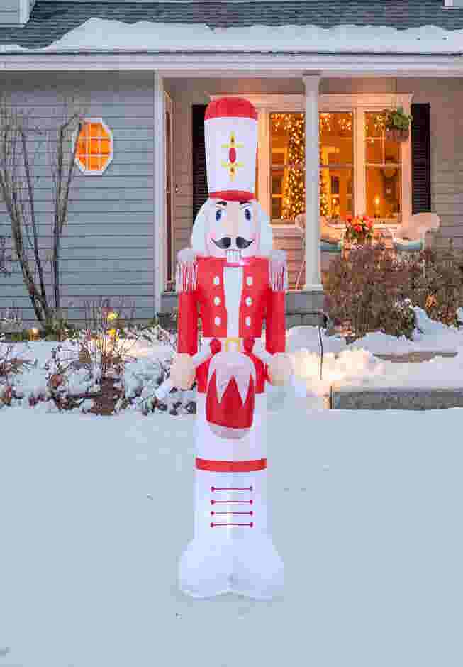 8'H Inflatable Drummer Nutcracker image number 0