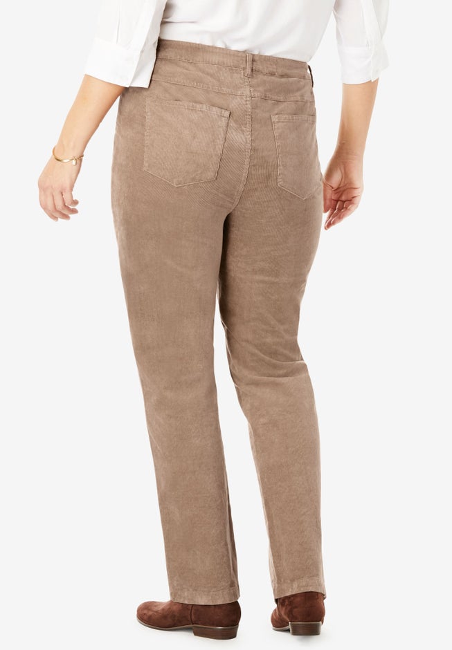 Corduroy Straight Leg Jeans image number 1