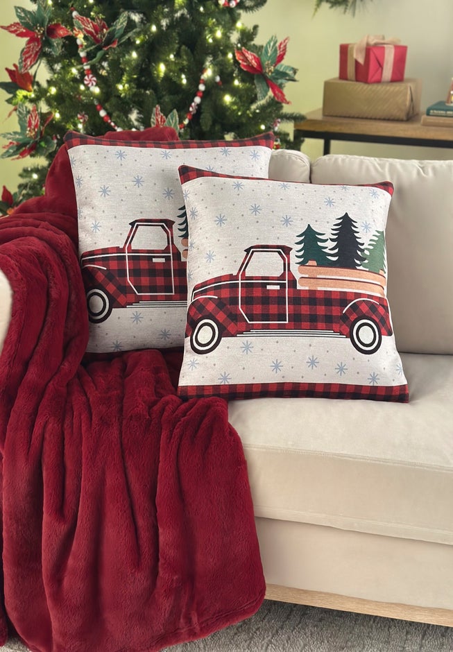 Printed Fall Pillows, Set of 2 image number 3