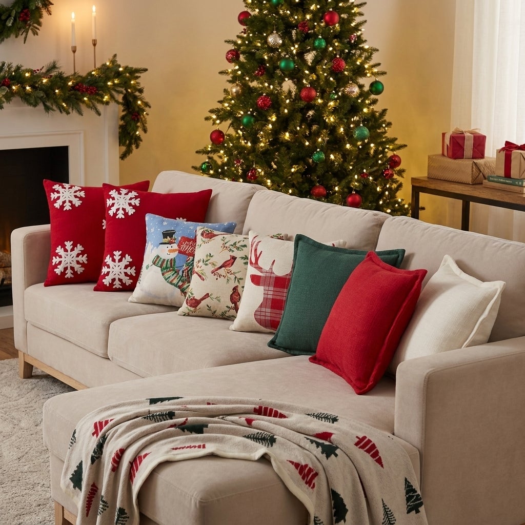 Set of 2 Decorative Pillows, 20" x 20" image number 7