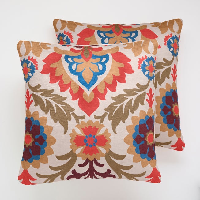 Printed Fall Pillows, Set of 2 image number 0