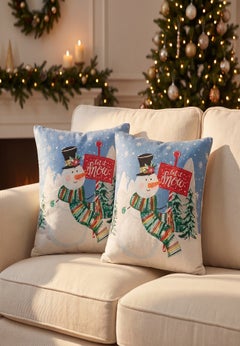 Set of 2 Decorative Pillows, 20" x 20