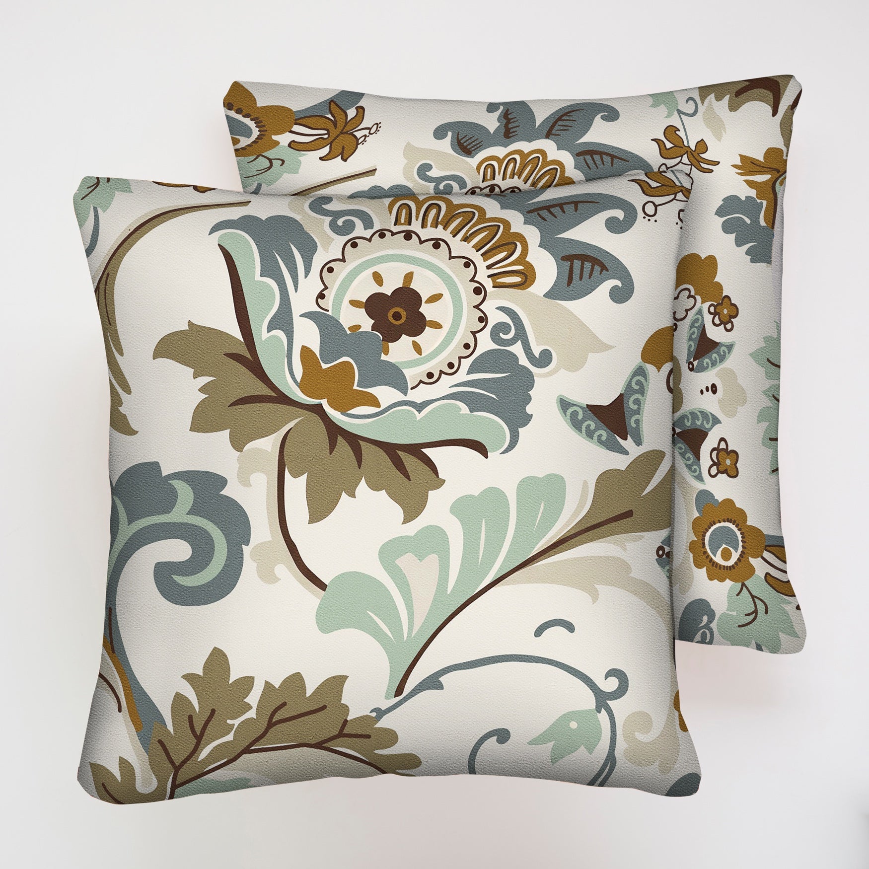 Printed Fall Pillows, Set of 2 image number 0