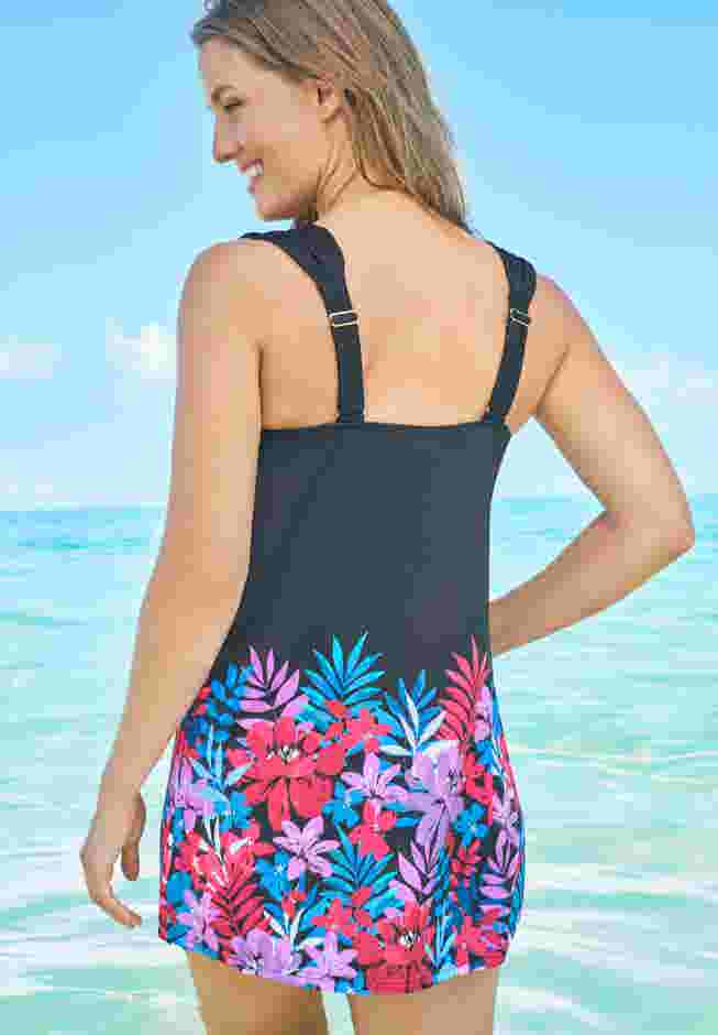 Smocked Swim Dress Set image number 1