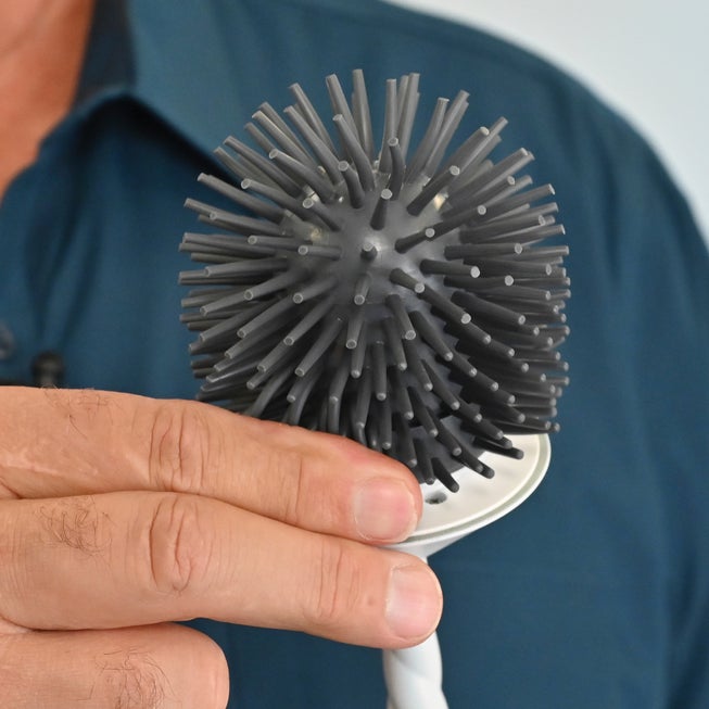Horsepower™ Unicorn™ Motorized Silicone Toilet Brush image number null