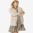 Sheer Overlay Tiered Dress image number null