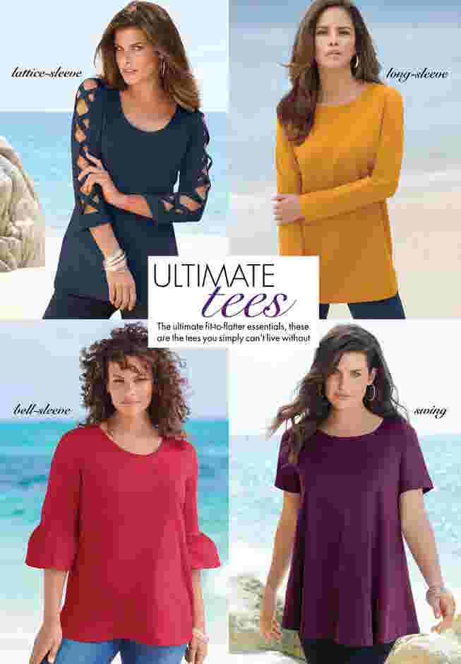 Plus Size Cotton Ultimate Long Sleeve Crewneck Tee image number 7