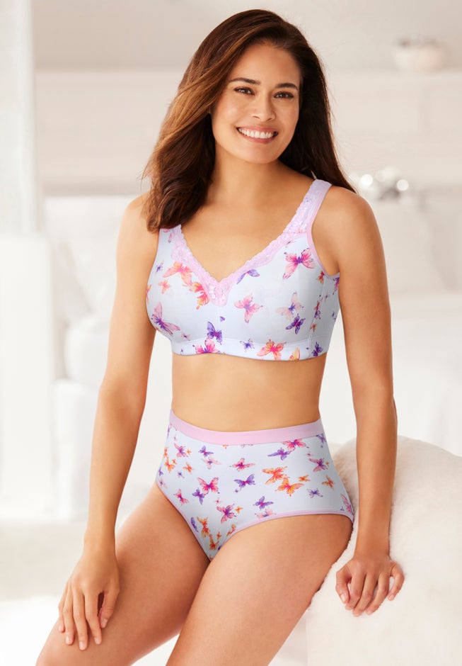 Cotton Comfort Wireless Bra image number 5