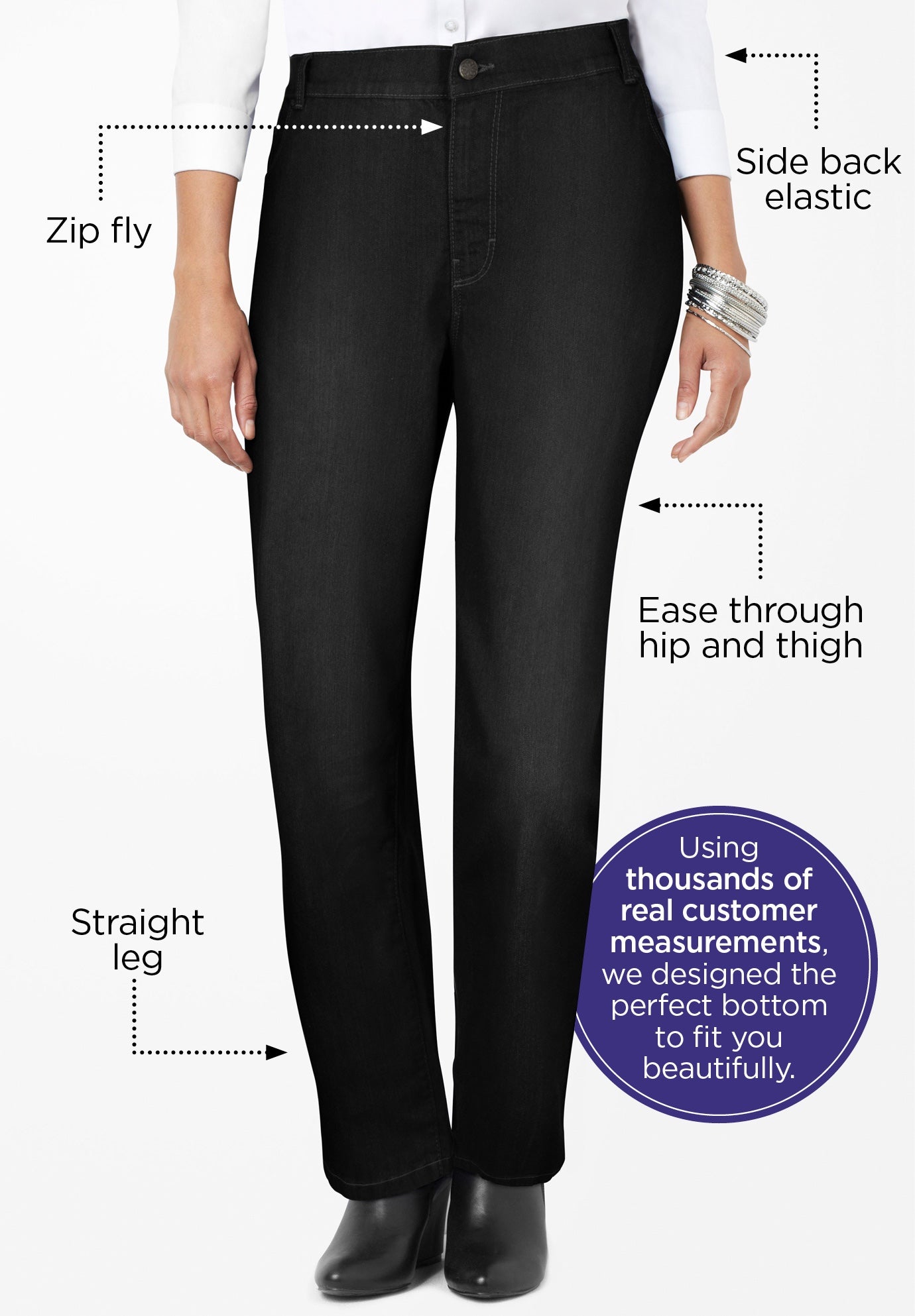 Right Fit&reg; Moderately Curvy Jean image number 3