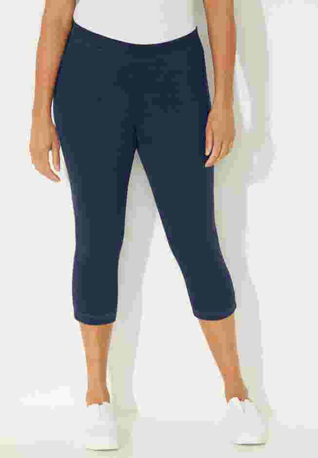 Knit Legging Capri image number 0