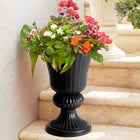 Traditional Embry Plastic Urn Planter image number null