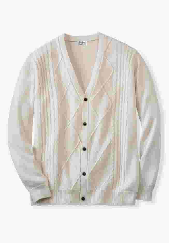 Shoreman's Cardigan Cable Knit Sweater image number 0