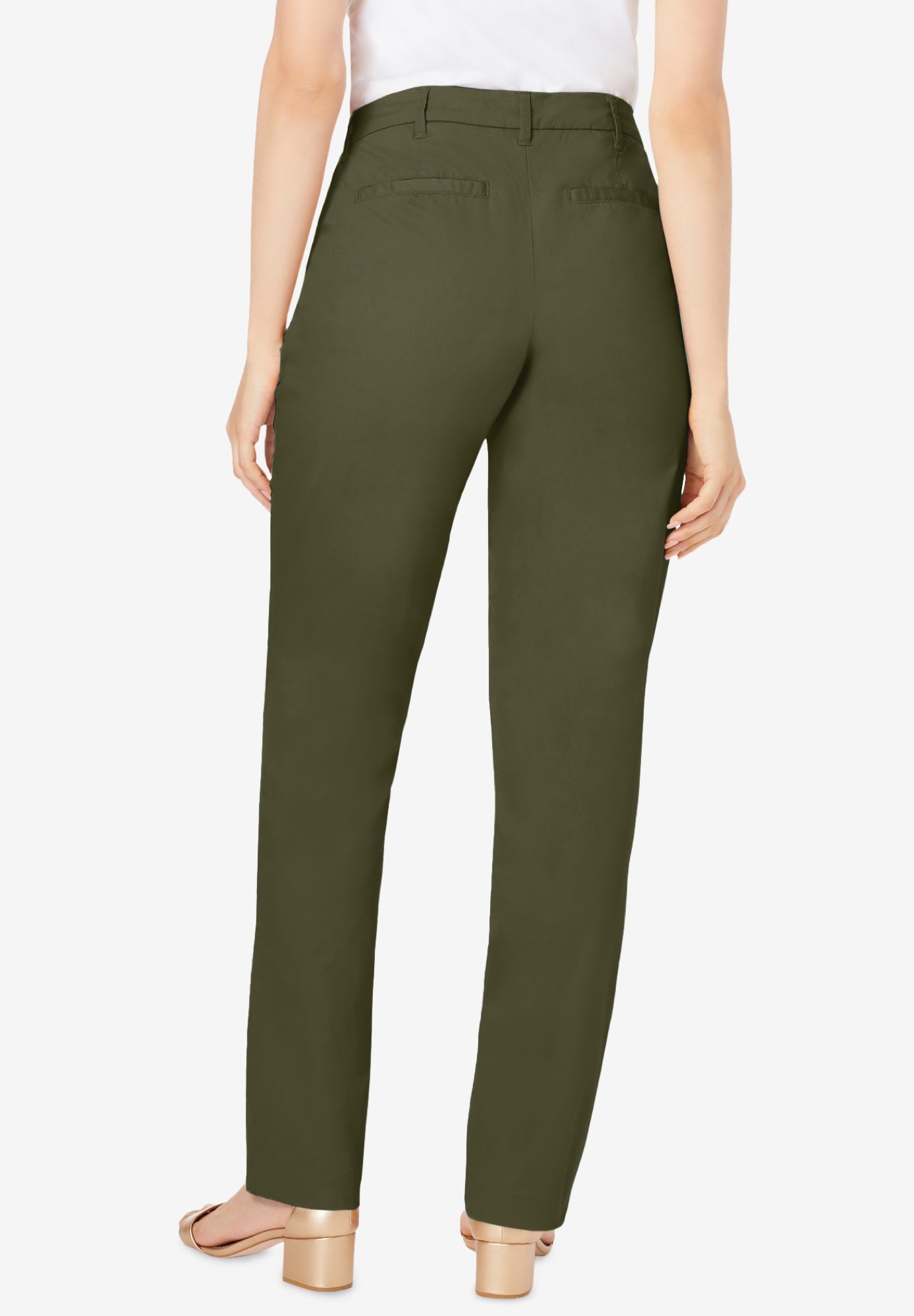 Stretch Cotton Chino Straight Leg Pant image number 1