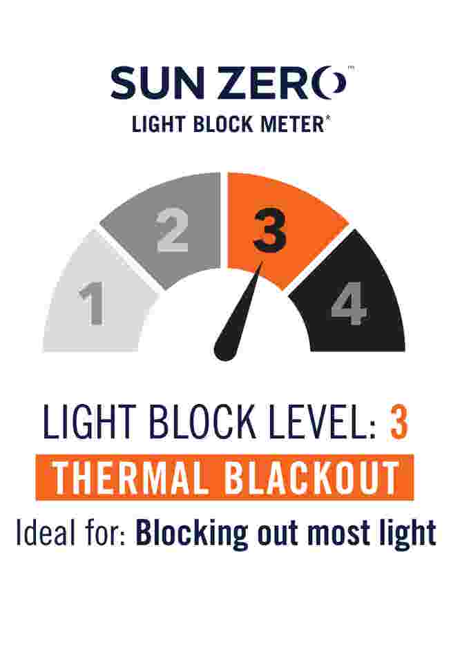 Sun Zero™ Blackout Lindstrom Printed Texture Grommet Panel image number 1