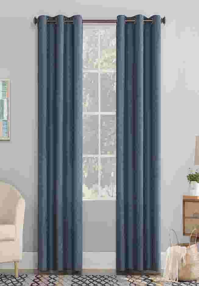 Sun Zero™ Blackout Lindstrom Printed Texture Grommet Panel image number 0