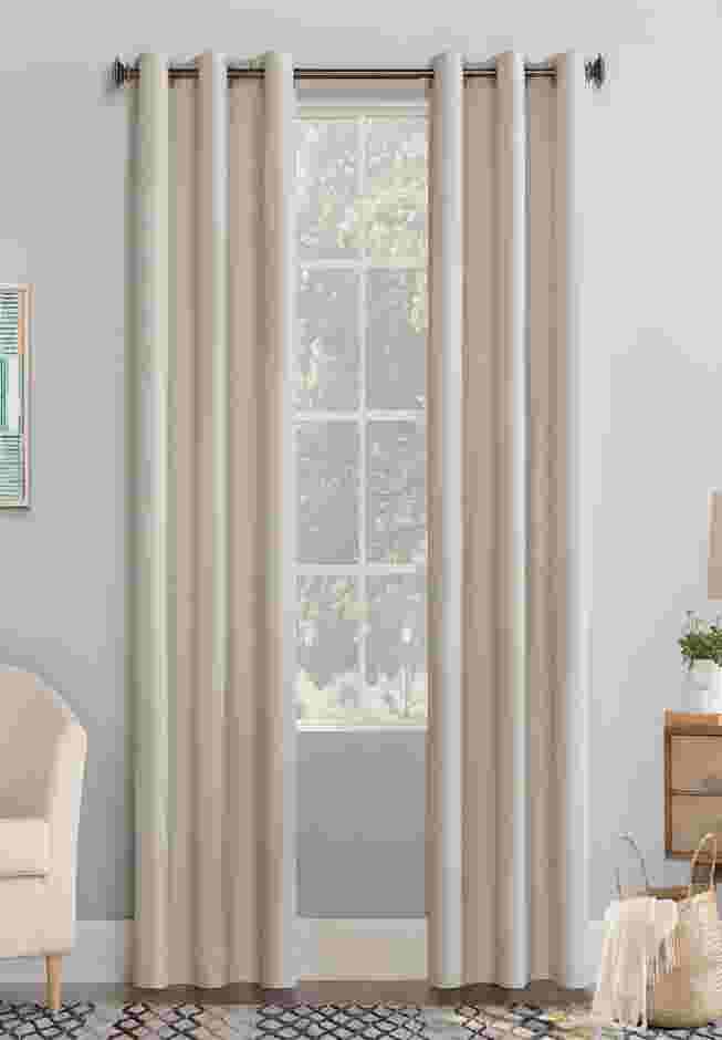 Sun Zero™ Blackout Lindstrom Printed Texture Grommet Panel image number 0