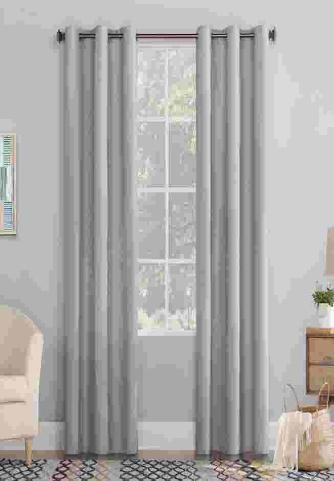 Sun Zero™ Blackout Lindstrom Printed Texture Grommet Panel image number 0