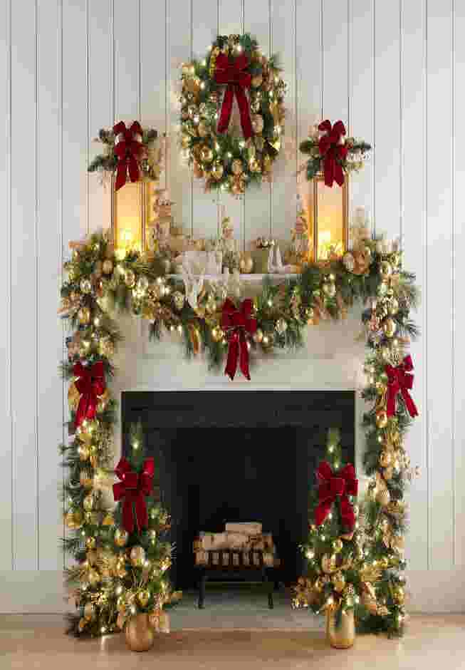 Pre-Lit Regal 6' Garland image number 1