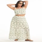 Cropped Eyelet Top image number null