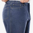 Lightweight Comfort Side-Elastic 5-Pocket Jeans image number null