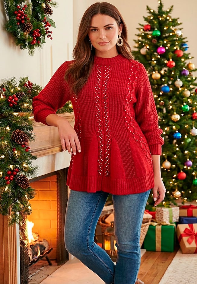 Fit and Flare Sweater image number 3
