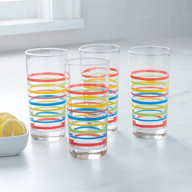 BH Exclusive Set OF 4 Santa Fe Highball Glasses image number null