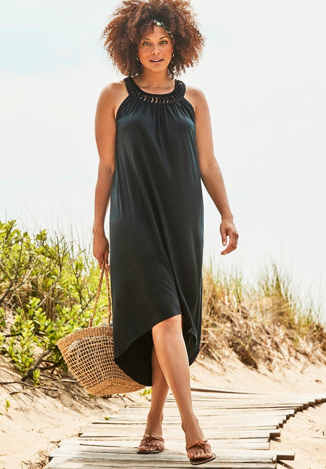 Margarita High Low Cover Up Dress image number null