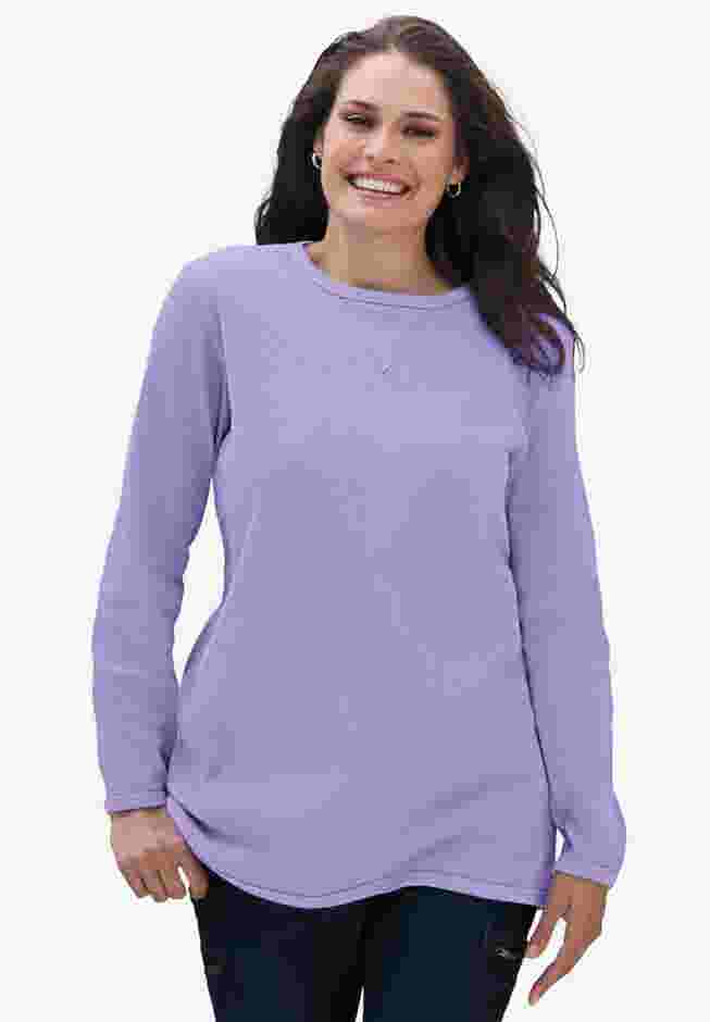 Waffle Thermal Sweatshirt image number 7