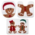 Holiday 3-PC Bath Mat Set image number null