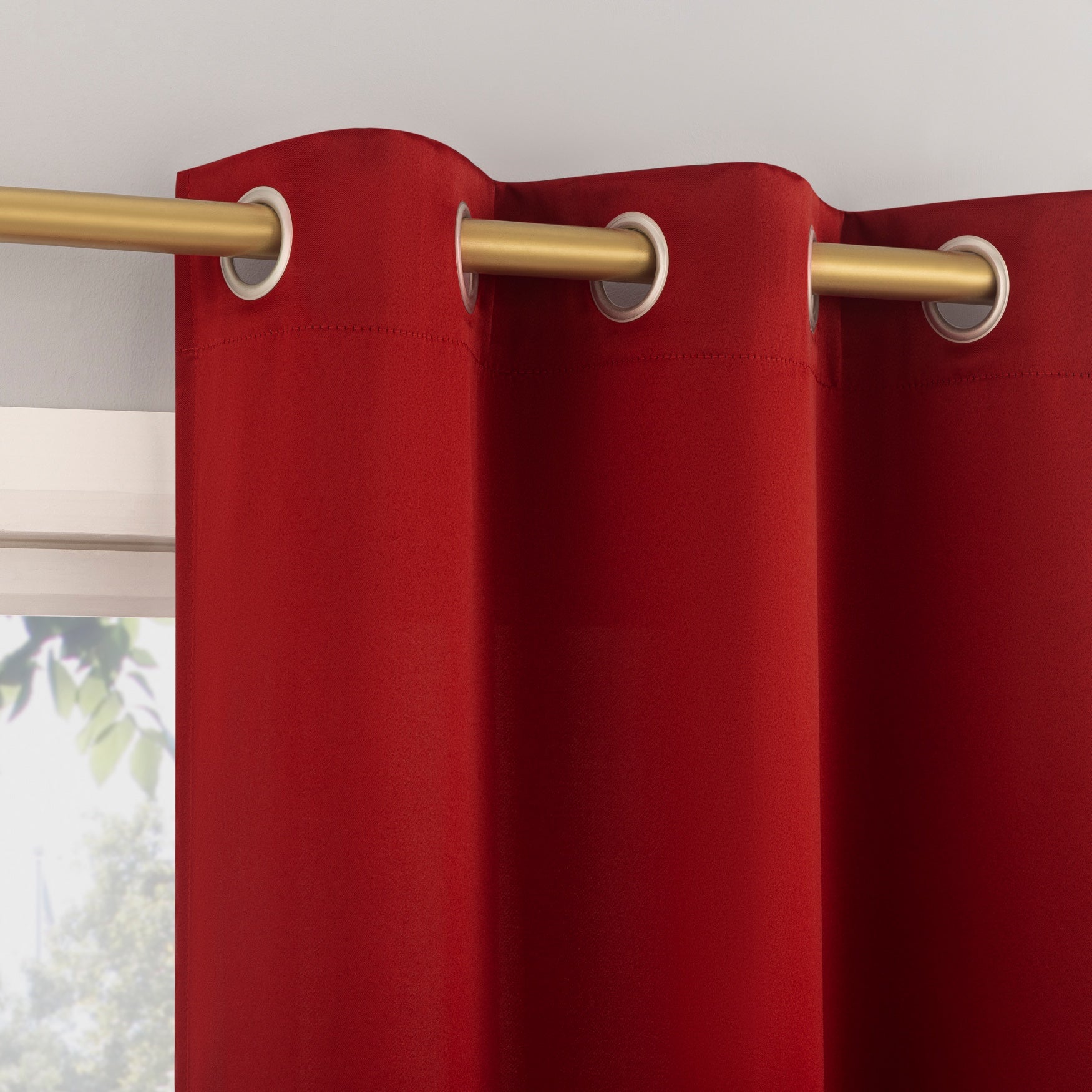 Cassil Grommet Panels with Tie Back, Set of 2 image number 4