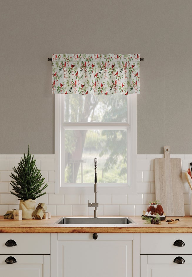 Cardinal Printed Tier & Valance image number 2