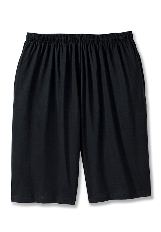 Lightweight Longer Length Jersey Shorts image number 2
